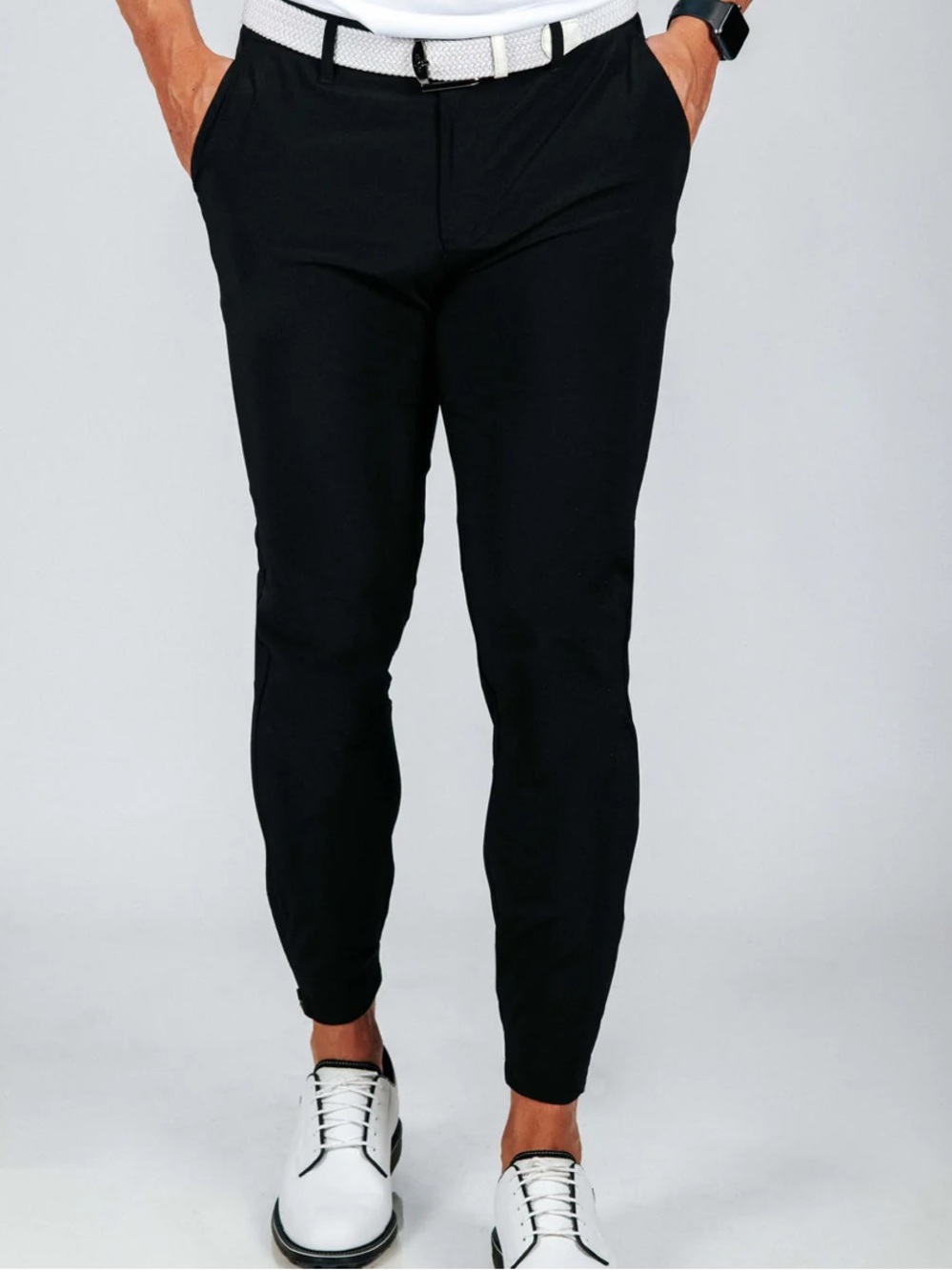 Primo | Black Golf Jogger Pants